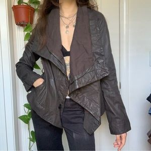LEATHER ALLSAINTS JACKET
